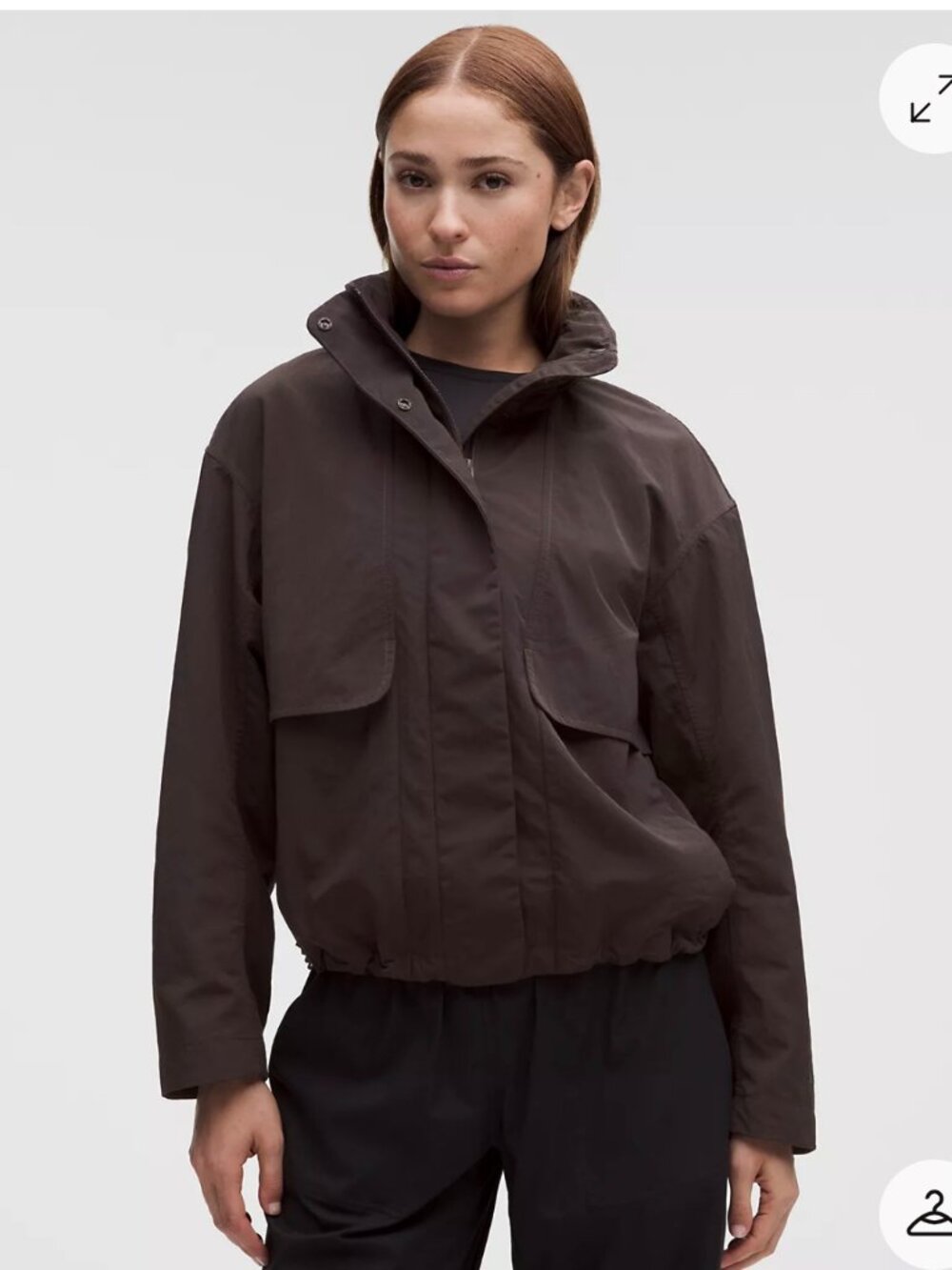 Lululemon Always Effortless Evolve Jacket in Walnut Cruch S NWOT